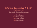 Informal Decorative A 8 Professional